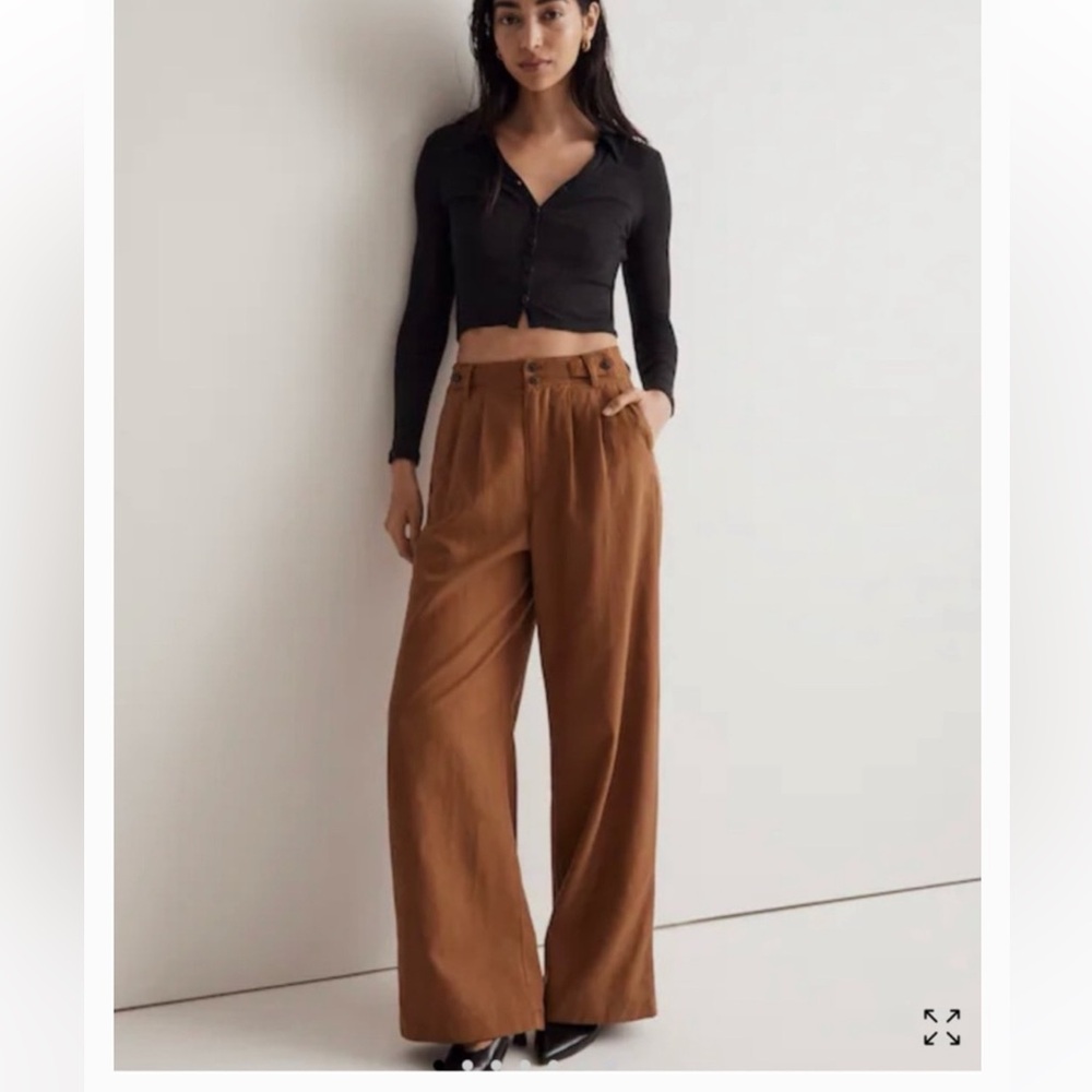 Madewell Harlow Pants, khaki size 0